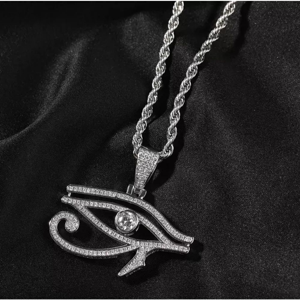 Silver Evil Eye Necklace